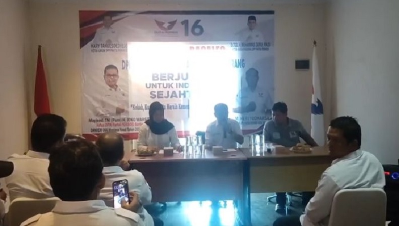 DPD Partai Perindo Serang Minta Bacaleg Gencar Sosialisasi ke Masyarakat
