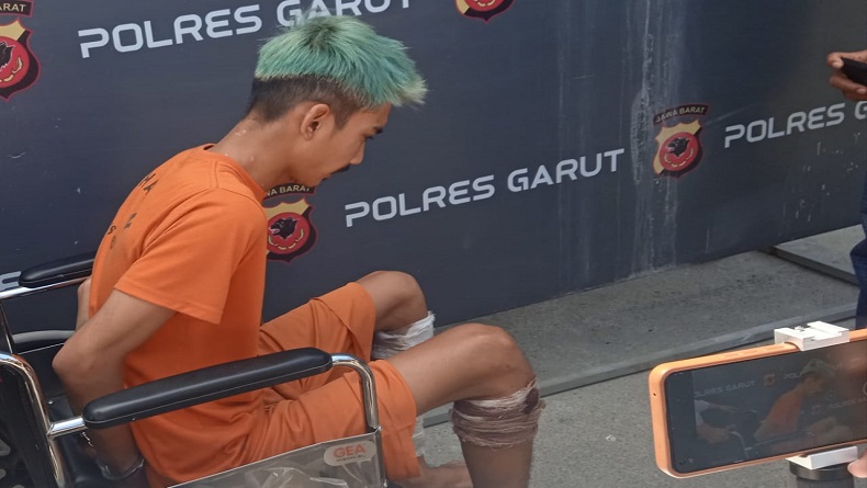 2 Kakinya Ditembak Polisi, Petualangan Pencuri Motor asal Garut Berakhir di Sumedang