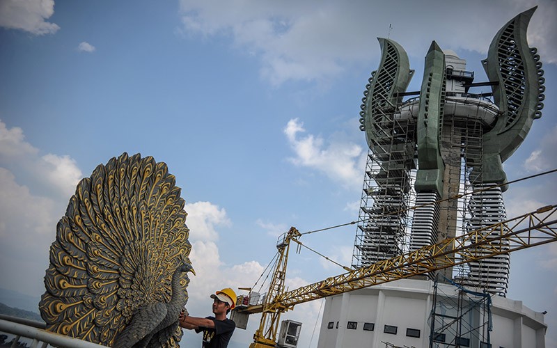 Proyek Pembangunan Menara Kujang Sepasang Setinggi 99 Meter - Bagian 2