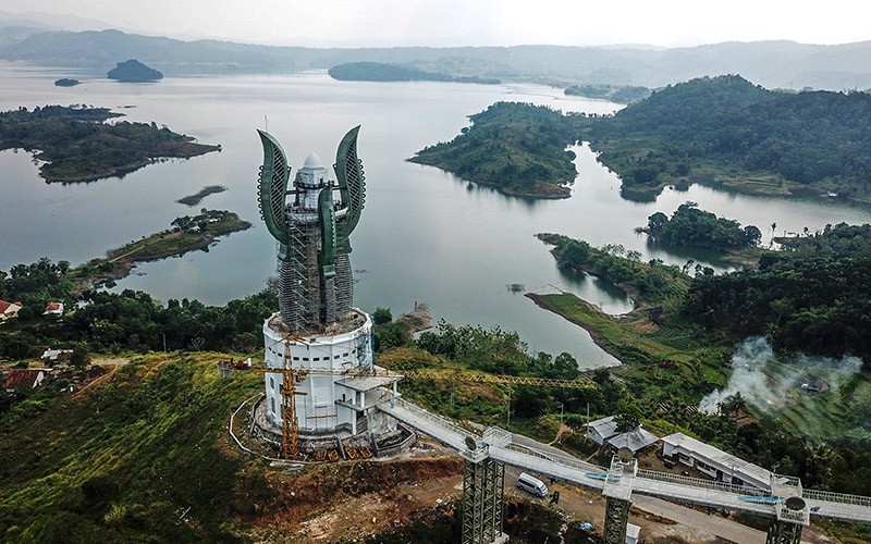 Proyek Pembangunan Menara Kujang Sepasang Setinggi 99 Meter - Bagian 1