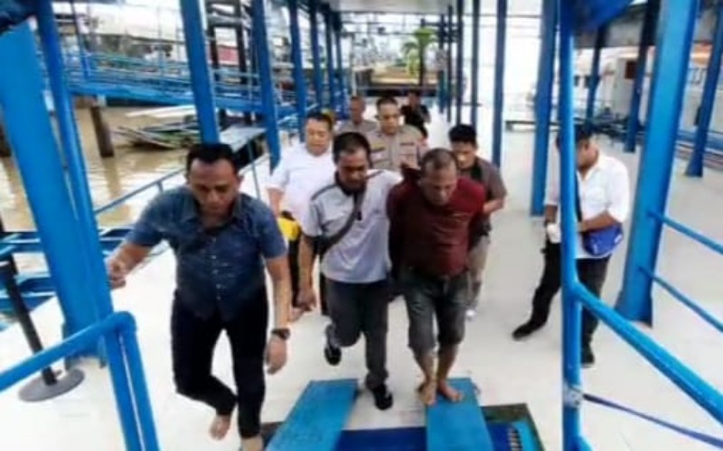 Buronan Pencuri Alat Navigasi Kapal di Palembang Ditangkap Polisi