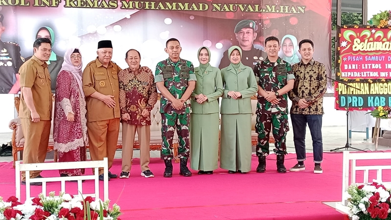Resmi, Letkol Kemas Muhammad Nauval Jabat Dandim 0431 Bangka Barat