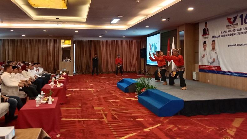 Rakor Bappilu DPP Perindo di Bandung Dibuka Pencak Silat Tadjimalela