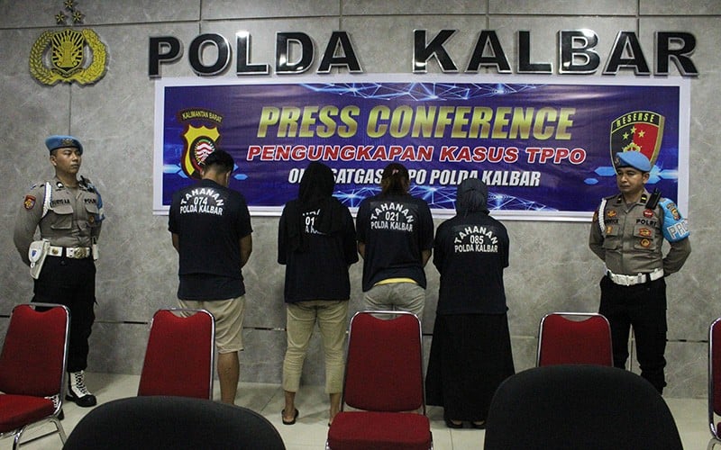 Satgas TPPO Polda Kalbar Ungkap 36 Kasus Perdagangan Orang - Bagian 1