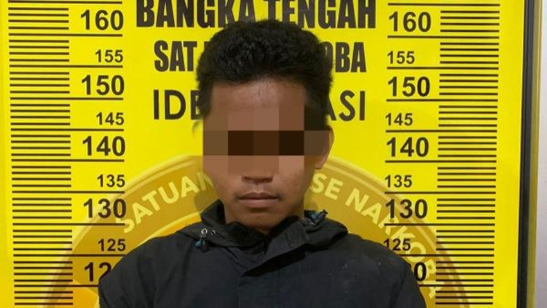 Polisi Tangkap Pengedar 15,58 Gram Sabu di Bangka Tengah