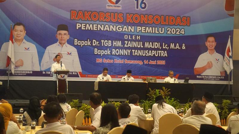 Rakorsus Pemenangan Pemilu 2024 Tgb Zainul Majdi Bangun Soliditas Internal Partai Perindo 9943