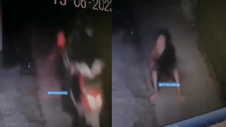 Pencuri Motor Beraksi di Sukamanah Bandung Kidul, Korban Terseret 10 Meter