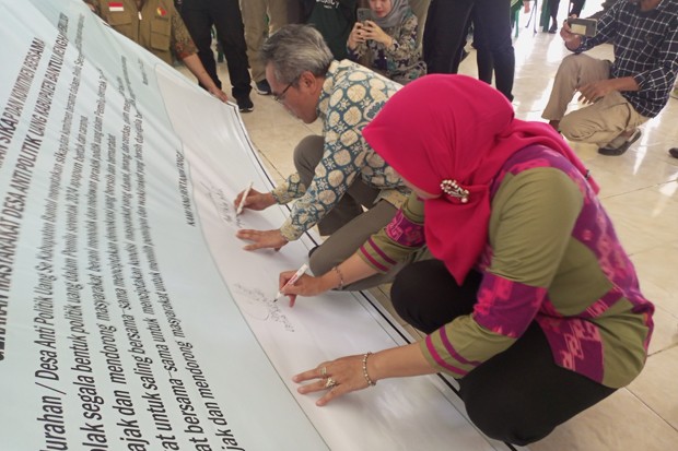 15 Kelurahan di Bantul Deklarasikan Diri sebagai Desa Antipolitik Uang