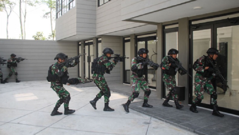 Prajurit Kopasgat TNI AU Terlibat Pertempuran Dalam Kota, Lengah Sedikit Teman Kena Bidik