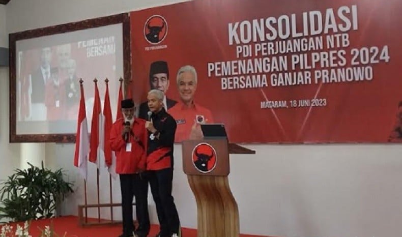 Ganjar Bertemu Soekarno dari Sumbawa, Kader PDIP Berusia 83 Tahun Dihadiahi Sepeda