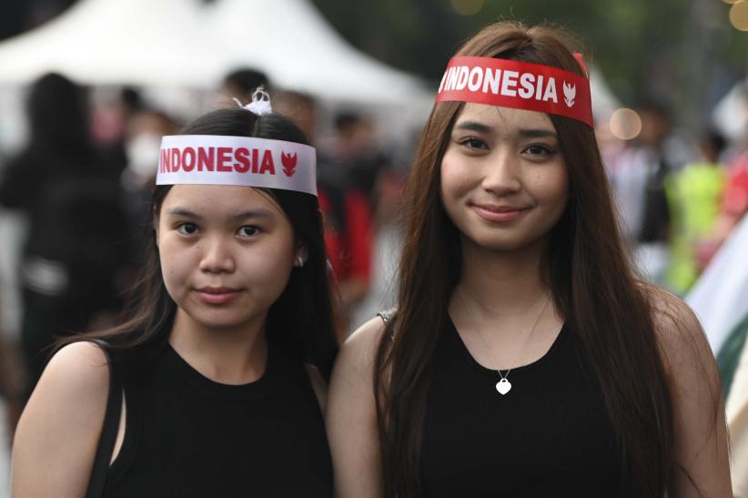 Foto-Foto Suporter Cantik Timnas Indonesia Berdatangan ke Stadion GBK - Bagian 2