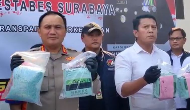 Polisi Gagalkan Peredaran Sabu 28 Kg Di Surabaya 1 Pelaku Ditangkap