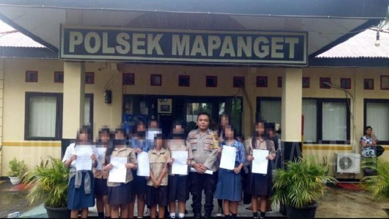 2 Kelompok Pelajar SMP di Manado Terlibat Perkelahian, Dimediasi Bhabinkamtibmas