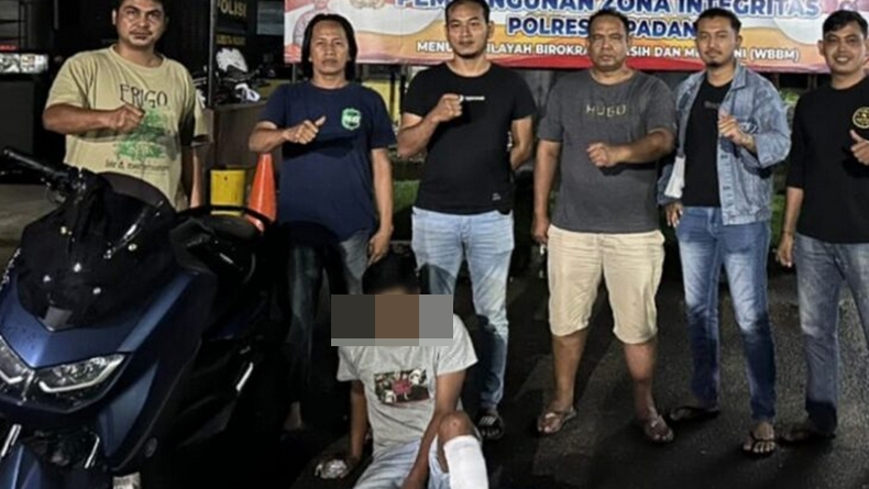 Kabur saat Pengembangan Kasus, Pelaku Curanmor di Padang Ambruk Ditembak Polisi