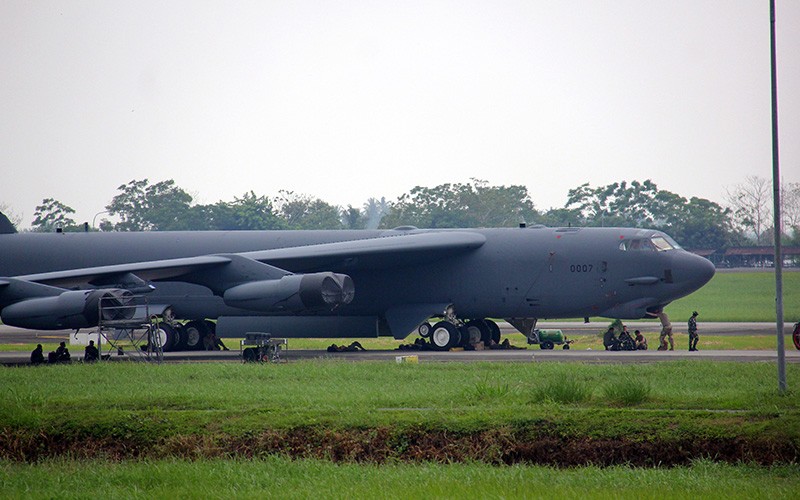 Penampakan Pesawat Pengebom B-52H Stratofortress Milik AS Mendarat di Sumut, Ada Apa?  - Bagian 2