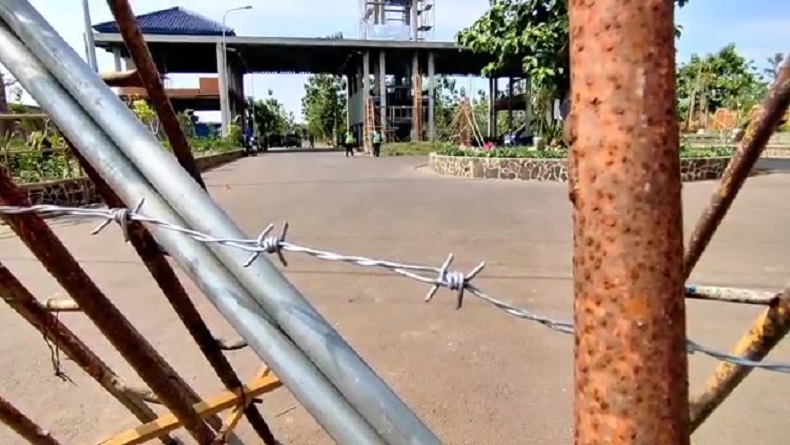 Kondisi Ponpes Al-Zaytun Indramayu usai Didemo, Gerbang Masih Dipasang Kawat Berduri