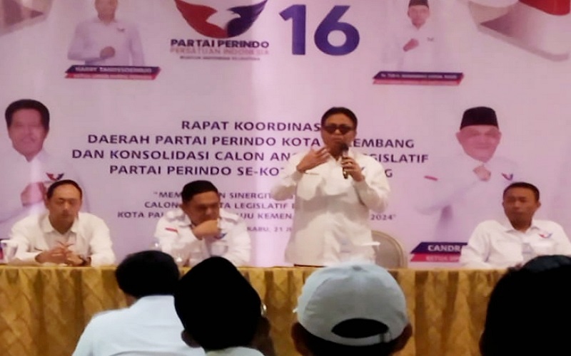 title Gelar Konsolidasi, Partai Perindo Optimistis Punya Fraksi di DPRD Palembang Gelar Konsolidasi, Partai Perindo Optimistis Punya Fraksi di DPRD Palembang