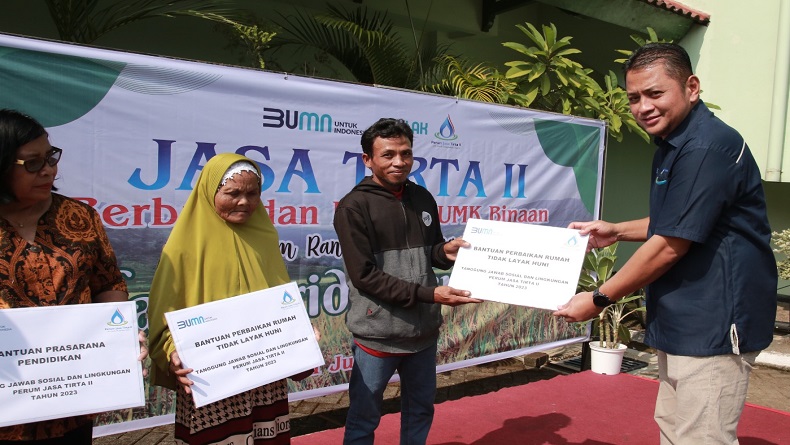 Hari Krida Pertanian, Jasa Tirta II Perkuat Ketahanan Pangan dan Salurkan TJSL Rp478 Juta
