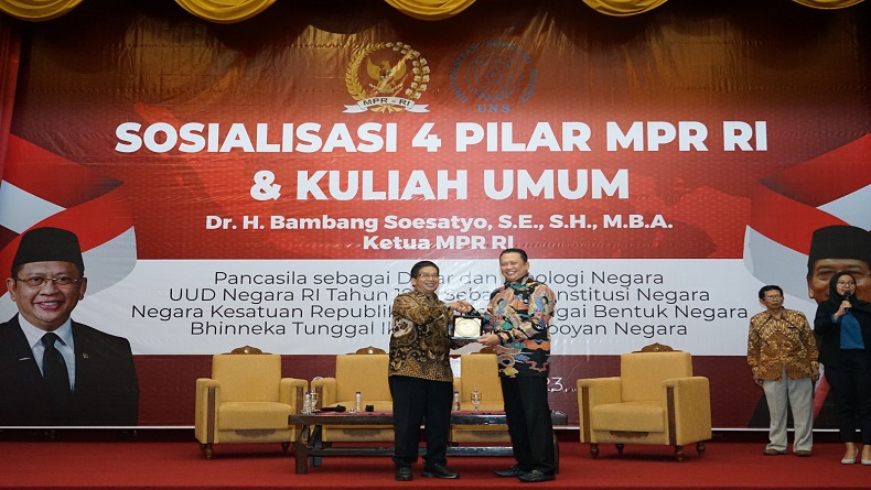Bambang Soesatyo Hadiri Sosialisasi Empat Pilar MPR di UNS Solo