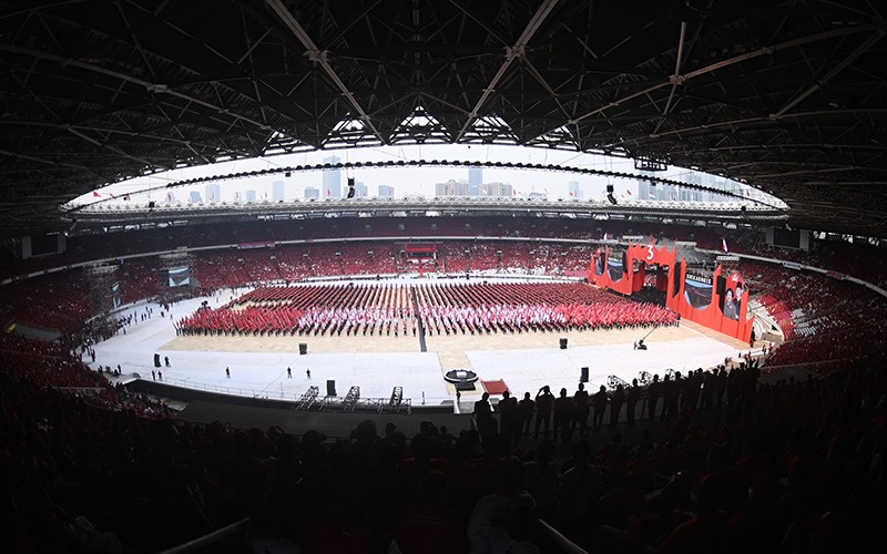100 Ribu Kader dan Relawan PDI Perjuangan Merahkan Stadion GBK - Bagian 2