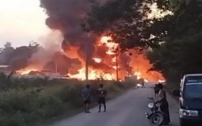 Muba Membara, Tempat Penyulingan Minyak Ilegal Terbakar Lagi