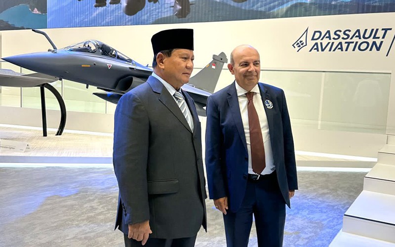 Ada Miniatur Pesawat Tempur Rafale Indonesia di Paris Air Show 2023 - Bagian 3