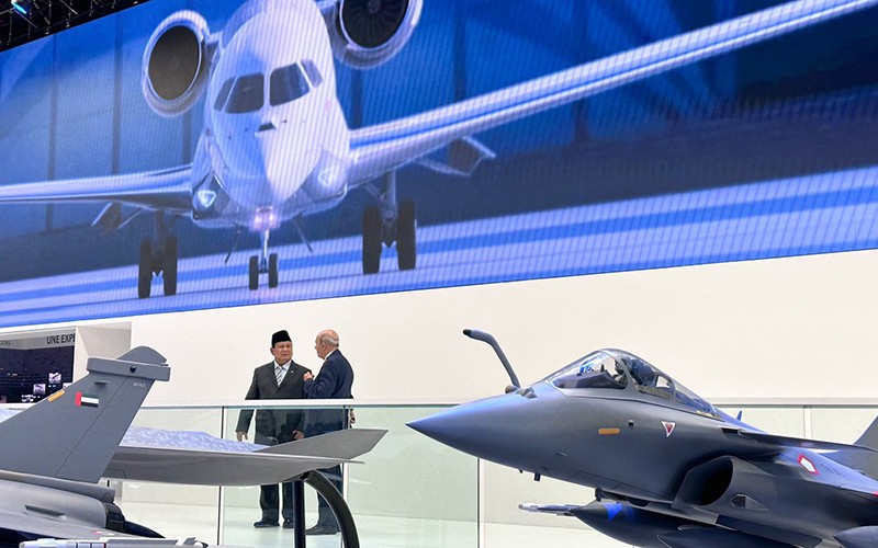 Ada Miniatur Pesawat Tempur Rafale Indonesia di Paris Air Show 2023 - Bagian 2