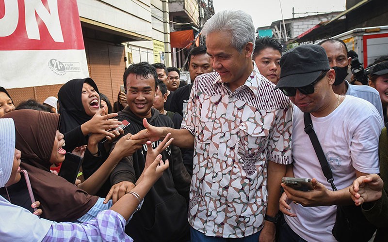 Ganjar Pranowo Blusukan ke Permukiman Padat Penduduk Pademangan Jakarta - Bagian 3