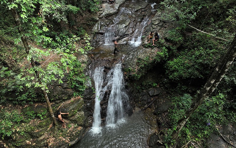 Wisata Air Terjun Wonua Mohame Berada di Taman Hutan Raya Konawe - Bagian 1