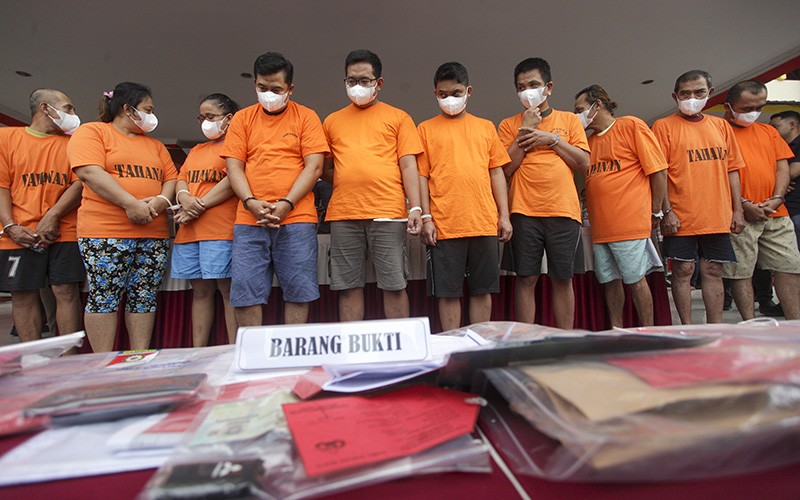 Tampang 19 Pelaku Perdagangan Orang Ditangkap Satgas TPPO Batam - Bagian 1