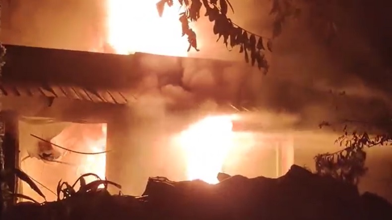 Kebakaran Diduga Gudang Penimbunan BBM Oplosan, Pemilik Banguan Diburu Polisi