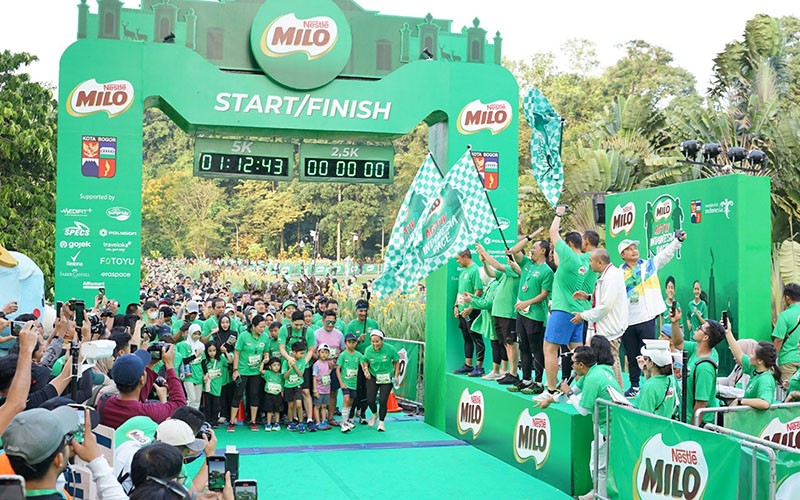 3.500 Peserta Meriahkan Lomba Lari Tahunan MILO di Bogor - Bagian 2