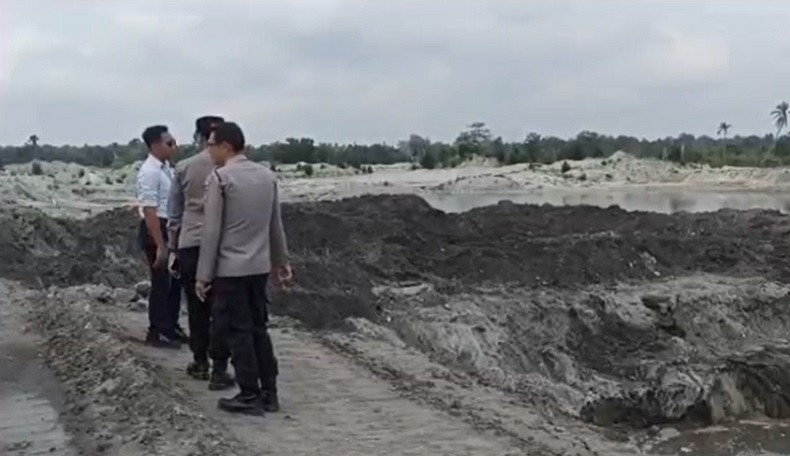 Tim Gabungan Tertibkan Tambang Timah Ilegal di Pantai Penganak, Ini yang Ditemukan
