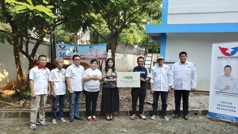 Peduli pada Masyarakat, Partai Perindo Sumbang Sapi Kurban Seberat 600 Kg - Bagian 2