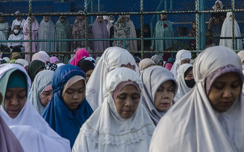 3.000 Jemaah Muhammadiyah Bandung Sholat Idul Adha di Lapangan Lodaya - Bagian 2