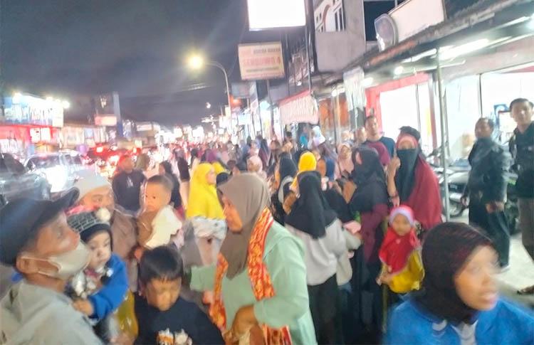 Gempa Bantul M6,4, Penonton Lomba Takbir Keliling Panik Lari ke Tengah Jalan Jogja-Wonosari