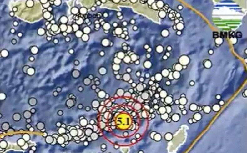 Gempa Bumi M5,1 Guncang Kepulauan Tanimbar, Tak Berpotensi Tsunami