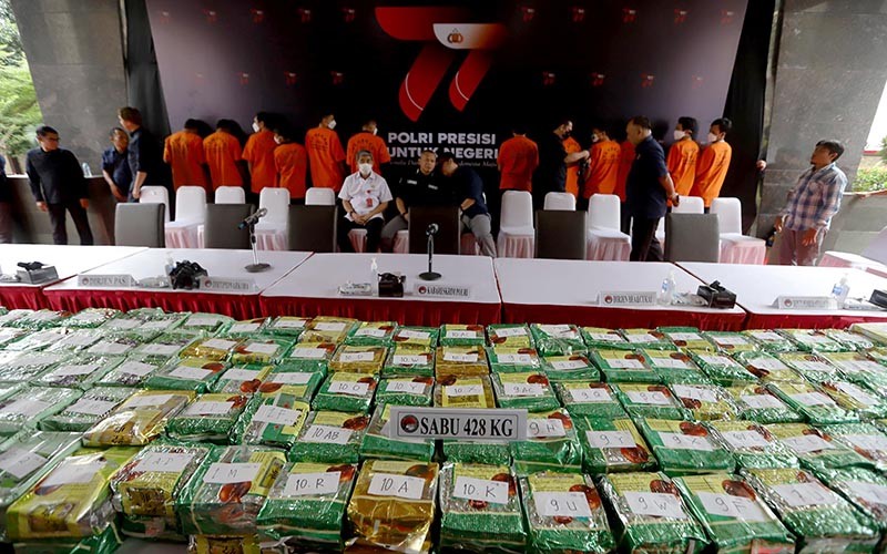 Bareskrim Ungkap 3 Kasus Narkotika, 428 Kg Sabu Disita - Bagian 3