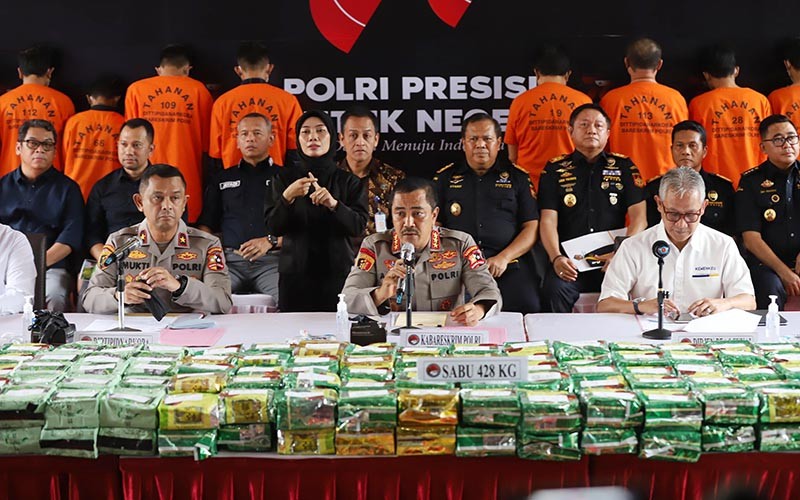 Bareskrim Ungkap 3 Kasus Narkotika, 428 Kg Sabu Disita - Bagian 2