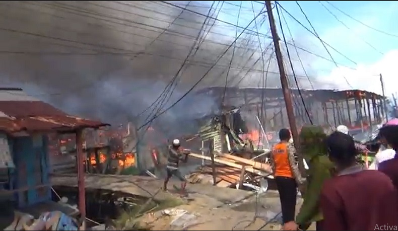 25 Rumah di Tarakan Barat Ludes Terbakar saat Warga Rayakan Idul Adha 
