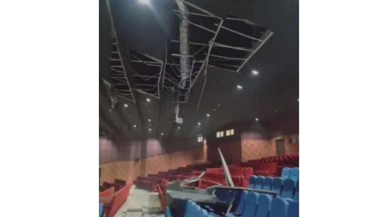 Plafon Gedung Taman Budaya Gunungkidul Roboh akibat Gempa Bantul, 1 Orang Dilarikan ke RS