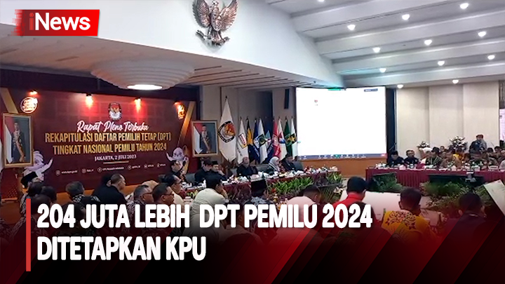 KPU Umumkan DPT Pemilu 2024 Capai 204 Juta Orang, Bawaslu Beri Catatan