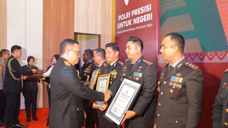 Mantap! Polres Lampung Tengah Sabet 2 Penghargaan dari Polda Lampung
