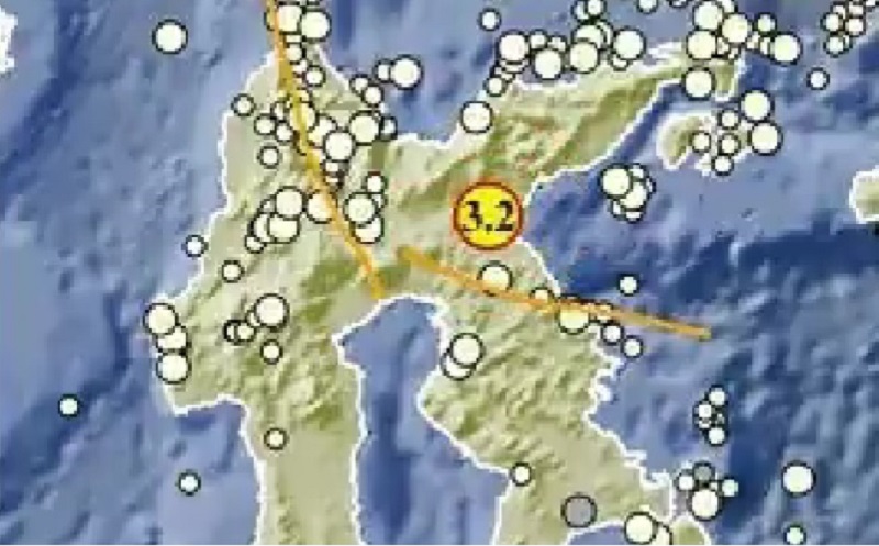 Gempa Terkini M3 2 Guncang Morowali Utara Sulteng Berpusat Di Darat