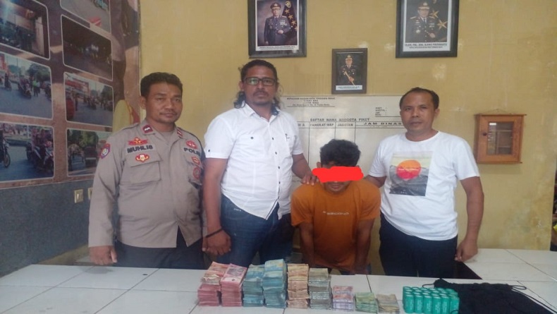 Terdesak Penuhi Mahar, Pemuda Bima Gondol Uang Toko Rp200 Juta Ditangkap di Rumah Camer
