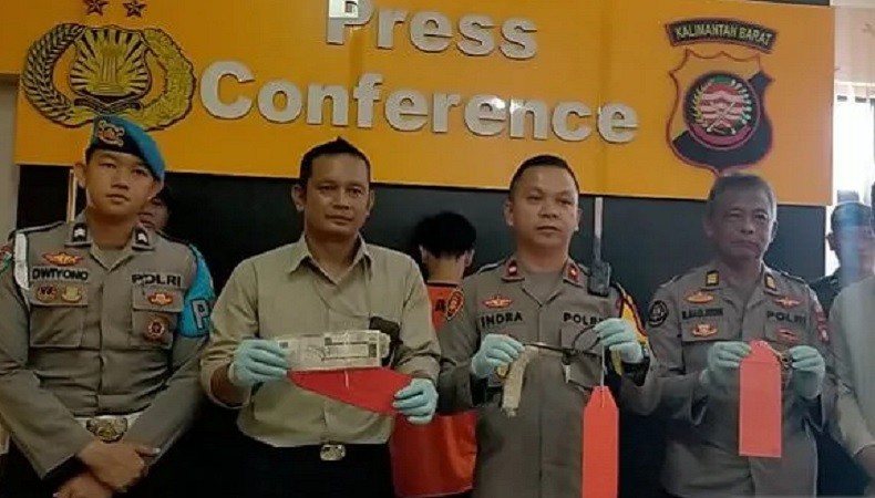 Buronan Polisi Malaysia Ditangkap Polresta Singkawang, Terlibat Curanmor