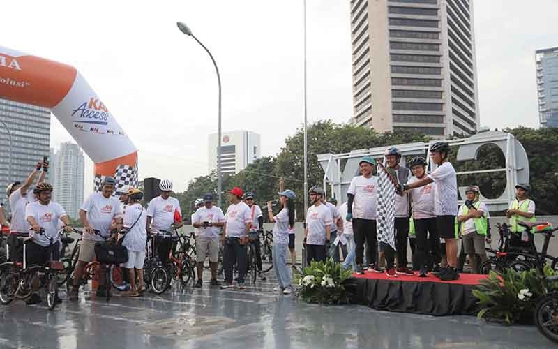Kolaborasi KAI dan Transjakarta Kampanye Hidup Sehat - Bagian 2