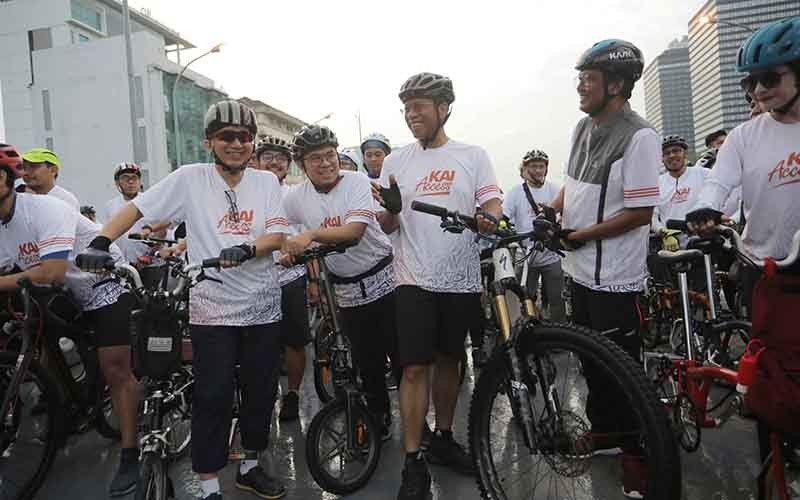 Kolaborasi KAI dan Transjakarta Kampanye Hidup Sehat - Bagian 1