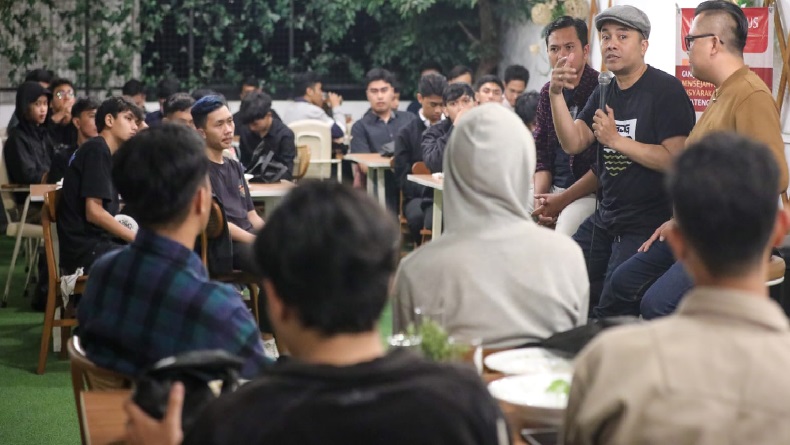 Erwin Moron Hadiri Ngadawuh Ganjar, Ajak Gen Z Bandung Tekuni Ekonomi Kreatif