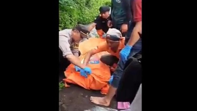 Pria Muda Tewas Penuh Luka, Jasad Ditemukan di Sungai Cikunir Tasikmalaya